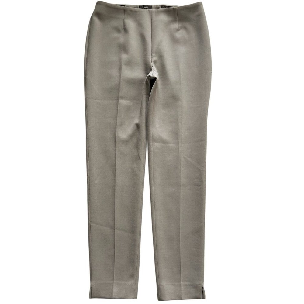 Peserico Womens Handmade Tailored Pants Beige 46 US 10 Trousers Dress Made Italy
